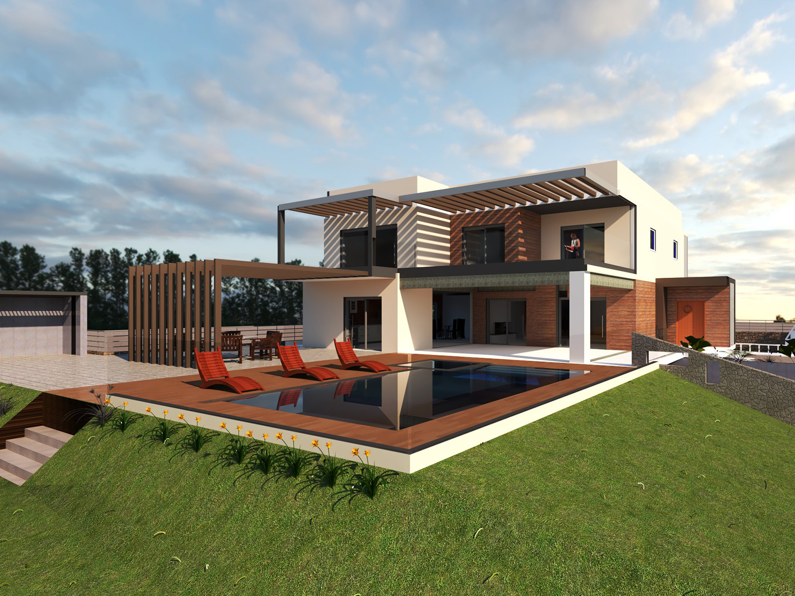 ΔΙΟΡΟΦΗ ΚΑΤΟΙΚΙΑ ΜΕ ΠΙΣΙΝΑ ΣΤΟ ΣΕΡΜΠΑΝΙ ΒΑΡΔΑΣ